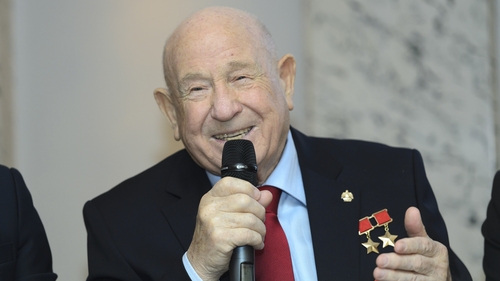 Cosmonaut Alexei Leonov, who died in Moscow today after an illness