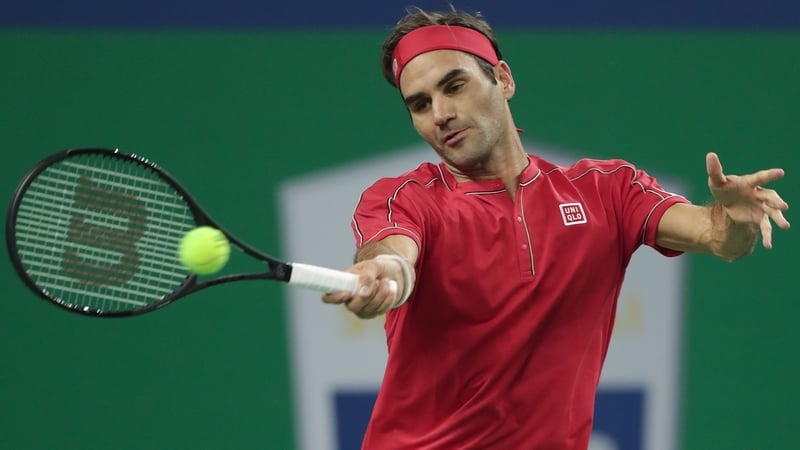 Roger Federer is out