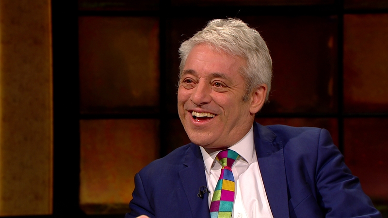 John Bercow said fragile peace should not be threatened