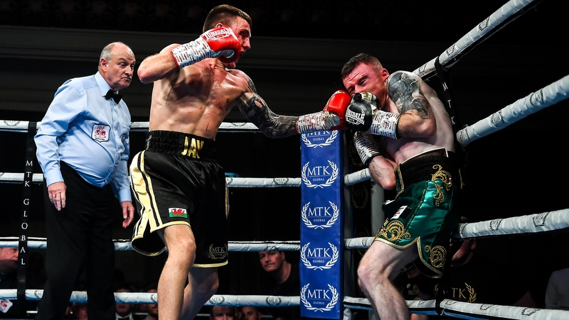 Paddy Barnes had no answer to the sustained onslaughts of Jay Harris