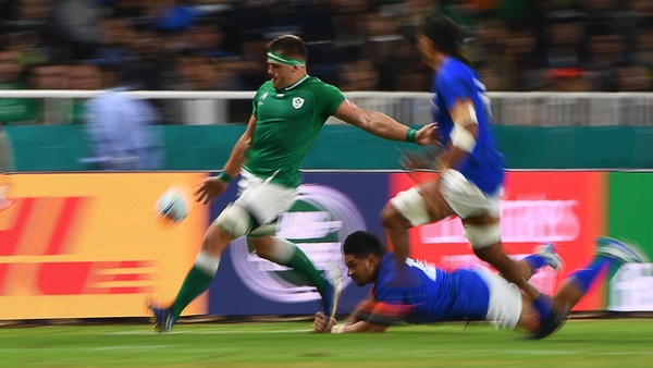 CJ Stander was all action in Fukuoka