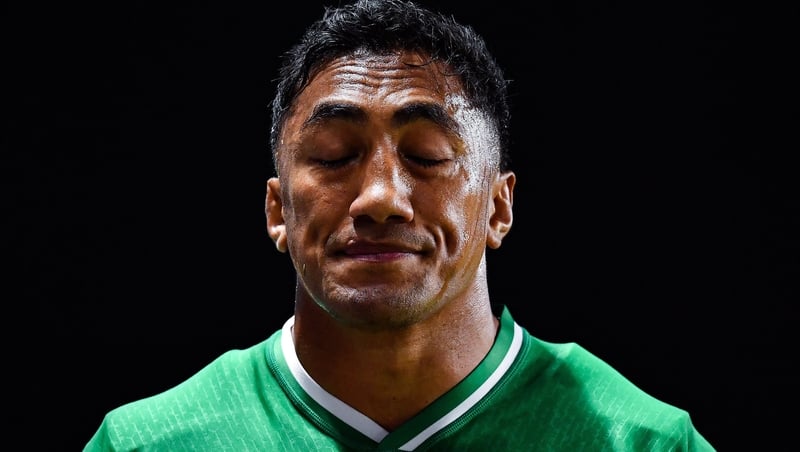 Bundee Aki was sent off for a high tackle on UJ Seuteni in Ireland's 47-5 win over Samoa on Saturday