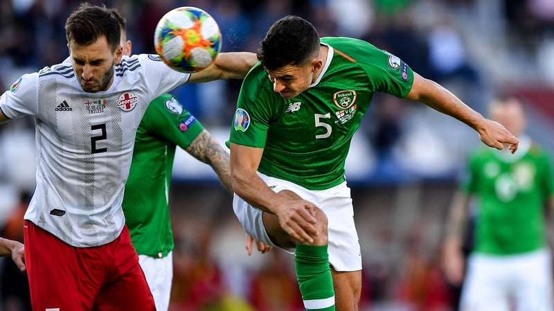 John Egan hit the post in the fourth minute with a glancing header