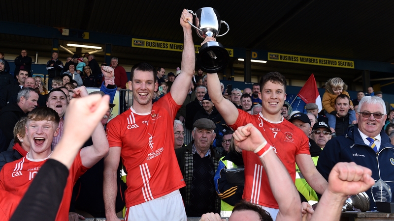 Niall Carty (L) and Ronan Daly left the Fahey Cup