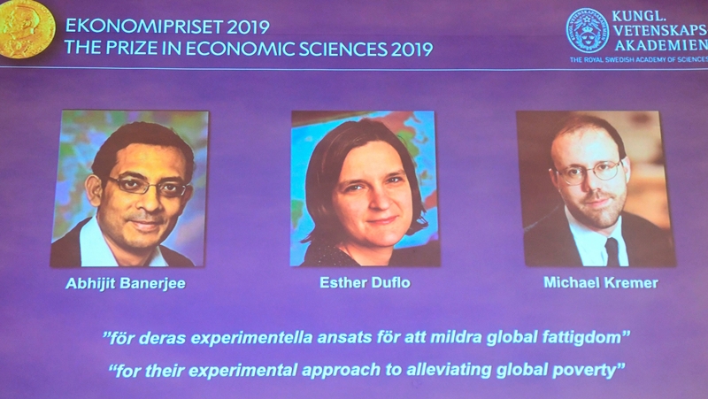 Abhijit Banerjee, Esther Duflo, Michael Kremer all win the 2019 Nobel Economics Prize