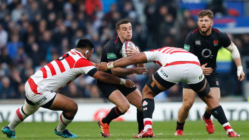 George Ford played against Japan last November at Twickenham