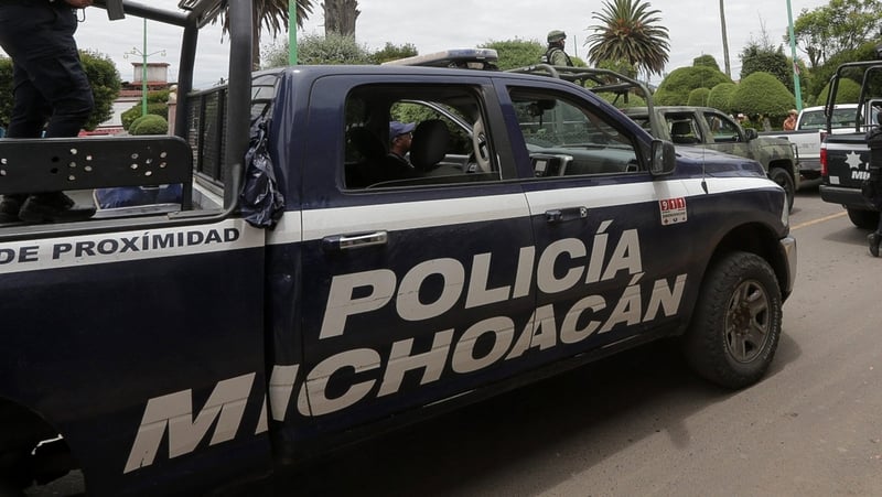 The state police of Michoacan, Mexico, were responding to a call