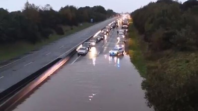 Gardaí remain at the scene (Courtesy Kay Curtin English)