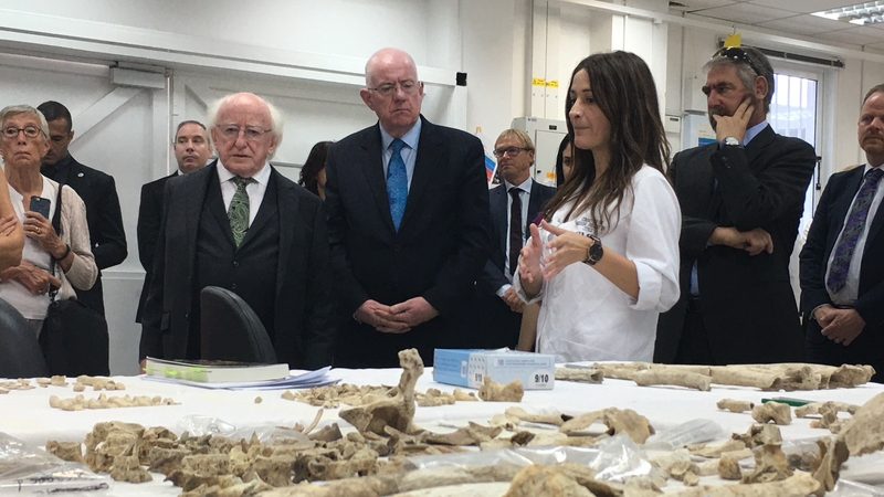 President Michael D Higgins and Minister Charlie Flanagan in Cyprus