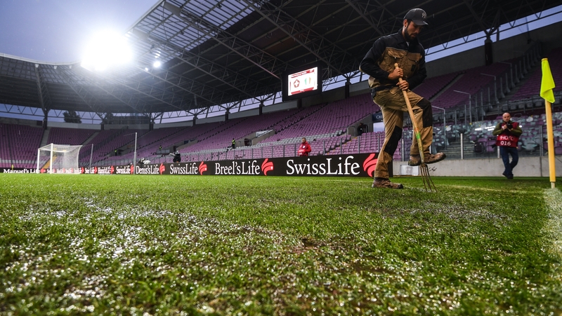 Rain has been falling steadily all day in Geneva