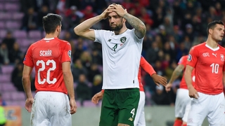 A frustrating night for Shane Duffy and Ireland