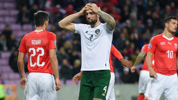 A frustrating night for Shane Duffy and Ireland