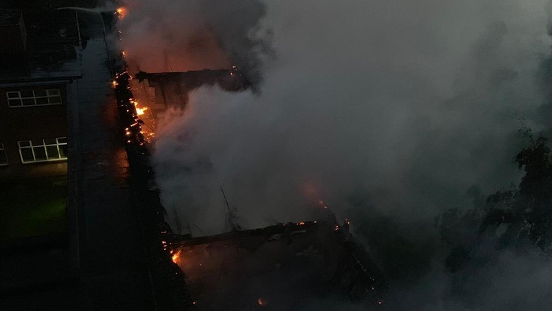 Scoil Chaitríona Cailíní will be closed until 4 November following the blaze last week