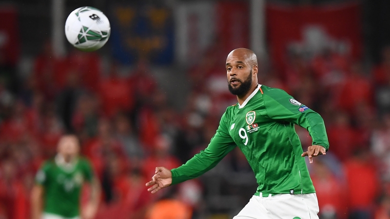 David McGoldrick in action for Ireland