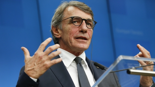 European Parliament President David Maria Sassoli had been in hospital since 26 December