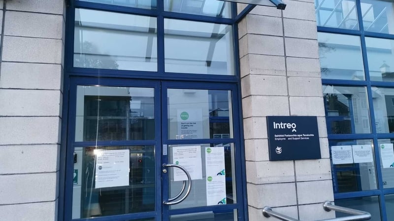 The Department of Employment Affairs said the sign was removed immediately, and reported to gardaí