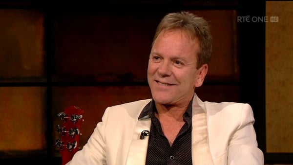 Kiefer Sutherland on The Late Late Show