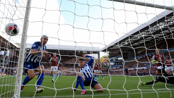 Aaron Connolly has made nine league appearances for Brighton