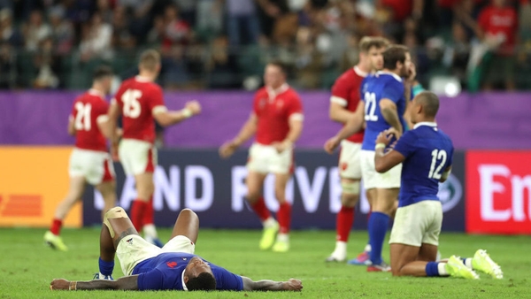 French players react to their agonising loss to France in the World Cup quarter-final