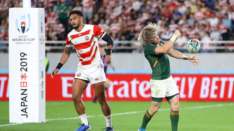 South Africa overcame a gritty Japan side in the quarter-final