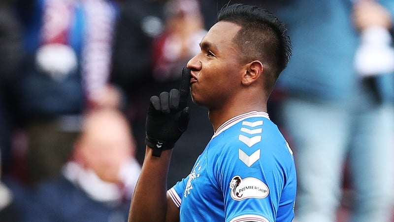 Rangers striker Alfredo Morelos
