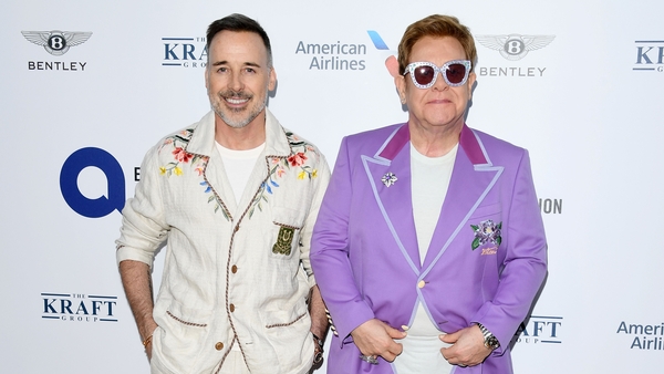 David Furnish and Elton John