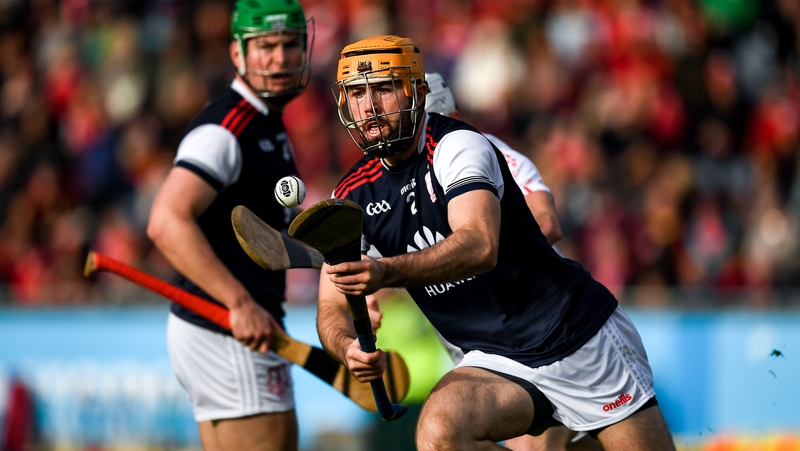 Cuala's Oisin Gough in possession in the Dublin SHC county final