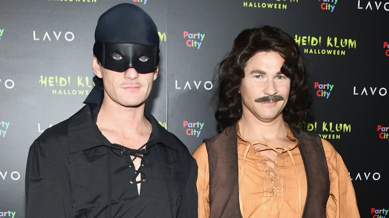 Neil Patrick Harris (L) and David Burtka attend Heidi Klum's 19th Annual Halloween Party