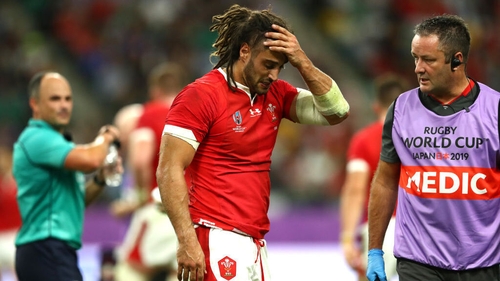 Josh Navidi suffered a hamstring injury suffered in the quarter-final victory over France on Sunday