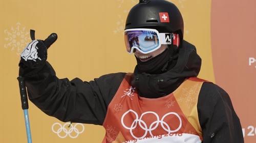 Andri Ragettli competed at the 2018 Winter Olympics in PyeongChang