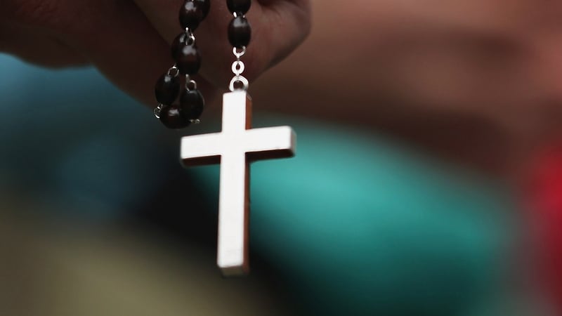 A number of people left the church in protest at the priest's homily