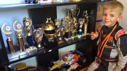 Alex O'Grady from Loughrea is the new World Champion of the IAME Minime cadet class finals