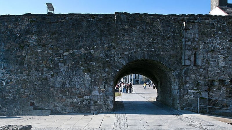 The Spanish Arch, one of Galway's most historic landmarks