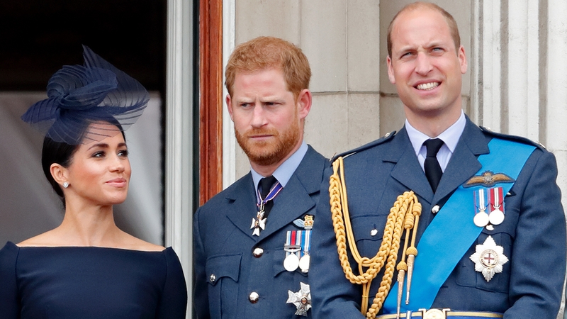 Prince William is said to be "worried" about Prince Harry and Meghan Markle