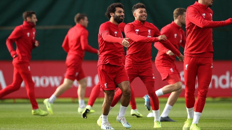 Mohamed Salah back training having missed Liverpool's clash with Man United at the weekend