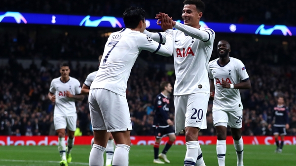Son Heung-min scored a first-half brace