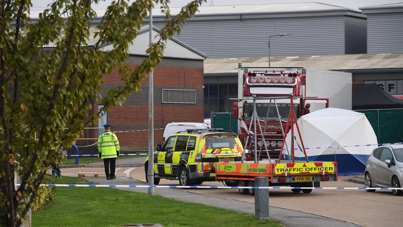 The 39 Vietnamese nationals were found dead in the truck container in October