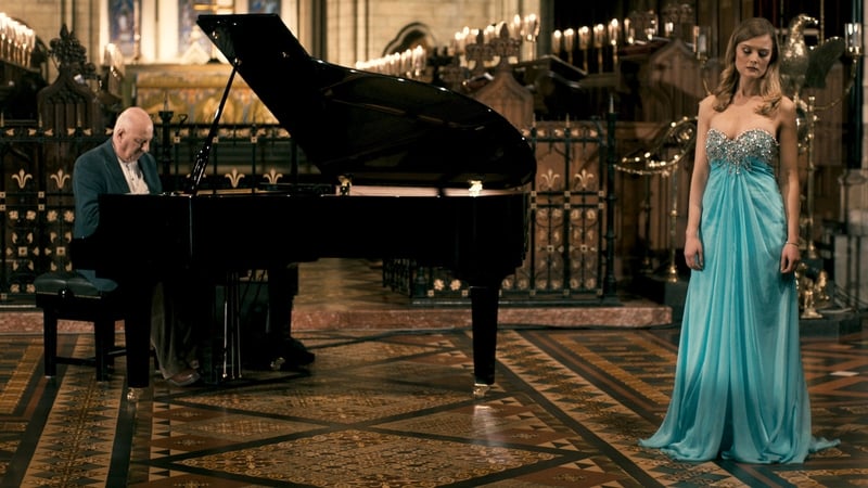 Roger Doyle performs Adolf Gebler, in St Patrick's Cathedral, Dublin, the final sequence in Brian Lally's absorbing film