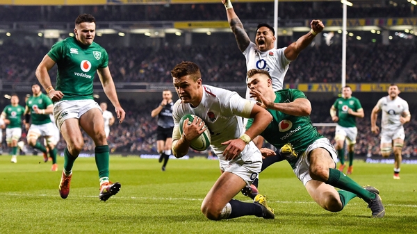 England have beaten Ireland in their last four meetings