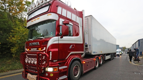 39 people were found dead in the container in Essex last year