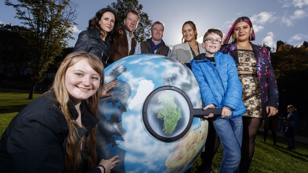 Clodagh Donnelly, Maia Dunphy, Paul Cunningham, Phillip Boucher-Hayes, Roz Purcell, Eoin Larkin and Tara Stewart take a closer look at climate change (Pic: Andres Poveda)