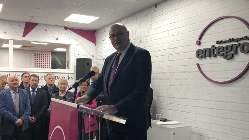 Commissioner Phil Hogan officially opening the new centre of excellence