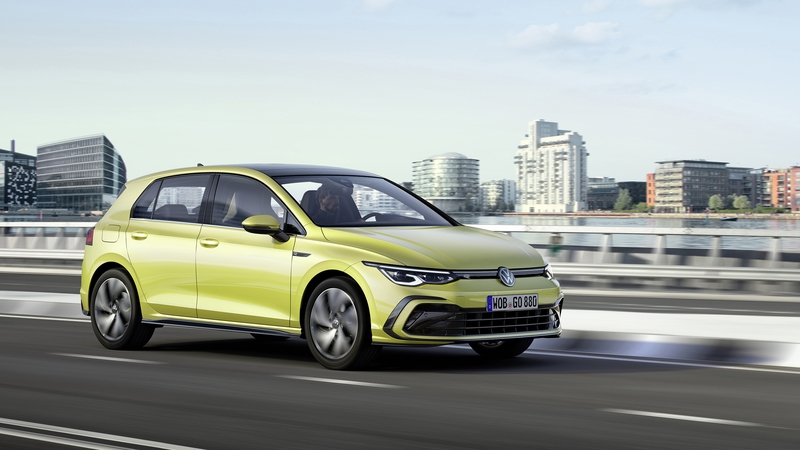 The new Golf arrives in Ireland in March.