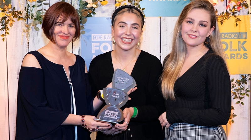 Eleanor McEvoy with Saint Sister