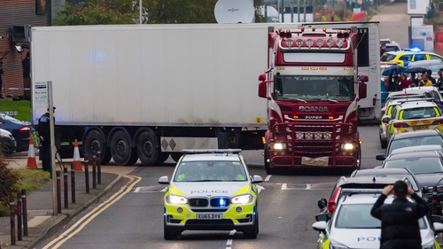 Bodies of 39 people were found in a container in Essex last year