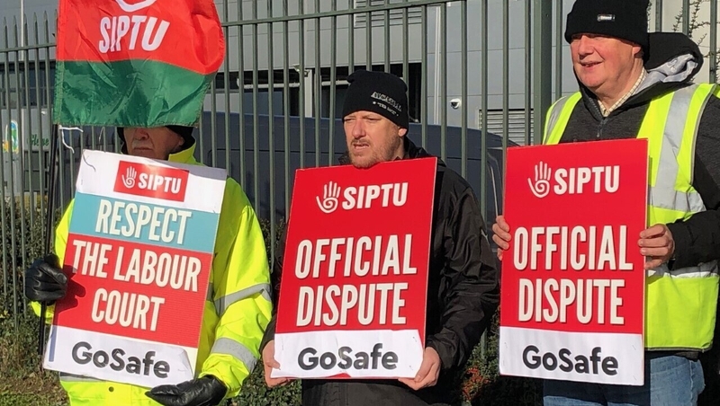 GoSafe workers who are SIPTU members have been engaged in industrial action in recent months