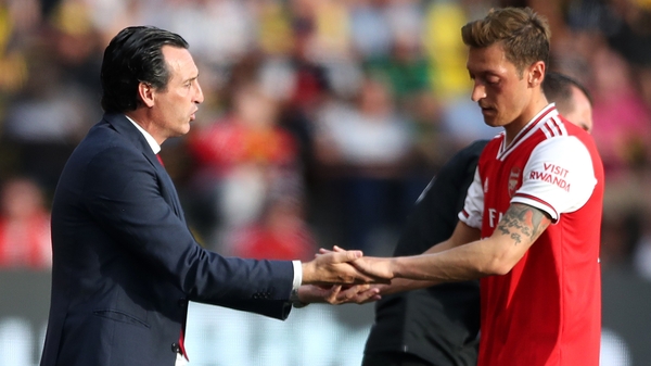 Emery and Ozil haven't seen eye to eye
