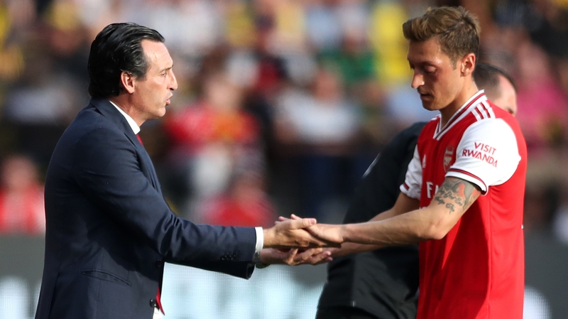 Emery and Ozil haven't seen eye to eye