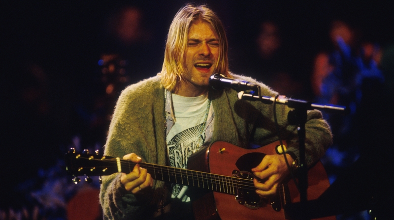 Kurt Cobain wore the iconic cardigan on the 1993 show