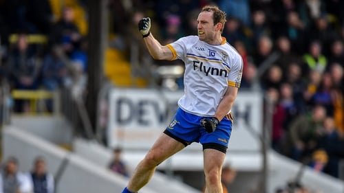 Ratoath's Eamon Wallace celebrates after a late point